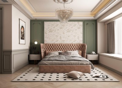 美式卧室3D模型下载